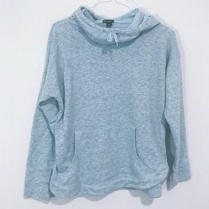 Champion | Light Blue Cowl Neck Hoddie Sweatshirt